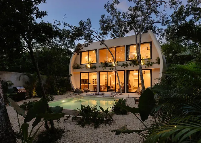 Casa Naay Jungle Lux Heated Pool Hot Tub Firepit Tulum