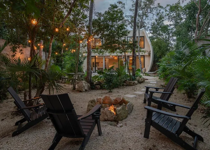 Casa Naay Jungle Lux Heated Pool Hot Tub Firepit Villa Tulum