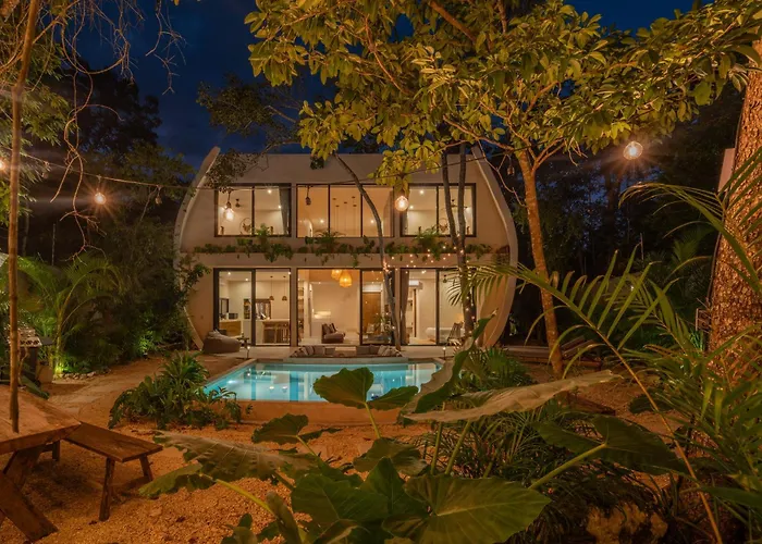 Villa Casa Naay Jungle Lux Heated Pool Hot Tub Firepit Tulum
