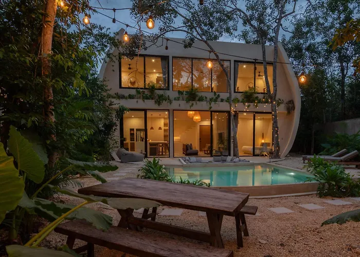 Casa Naay Jungle Lux Heated Pool Hot Tub Firepit Villa Tulum