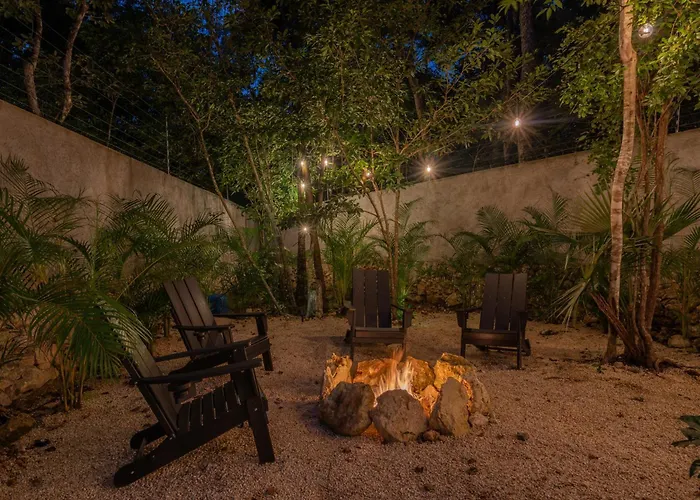 Casa Naay Jungle Lux Heated Pool Hot Tub Firepit Tulum