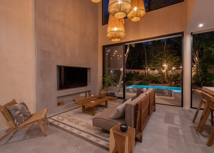 Casa Naay Jungle Lux Heated Pool Hot Tub Firepit