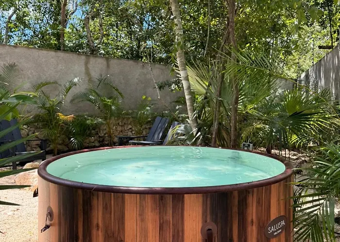 Casa Naay Jungle Lux Heated Pool Hot Tub Firepit Tulum